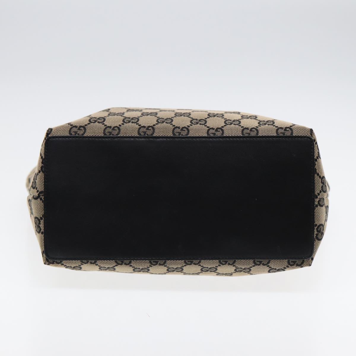 GUCCI GG Canvas Tote Bag Beige Navy Silver 002 1098 1705 87045