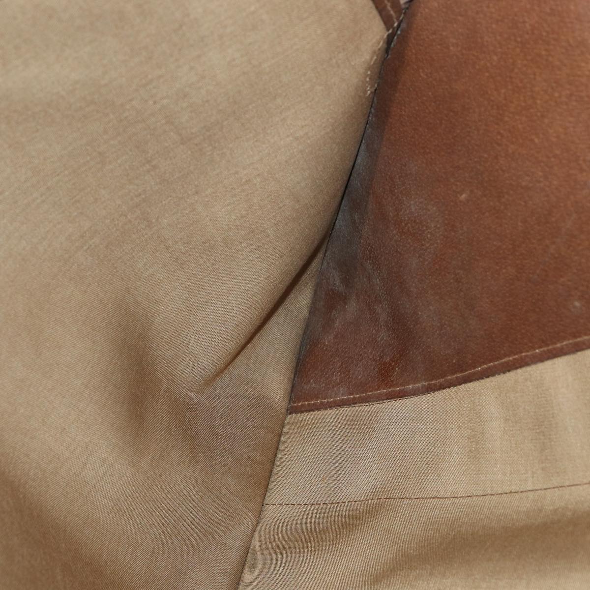 GUCCI GG Supreme Web Sherry Line Garment Cover PVC Beige Brown gold 87103