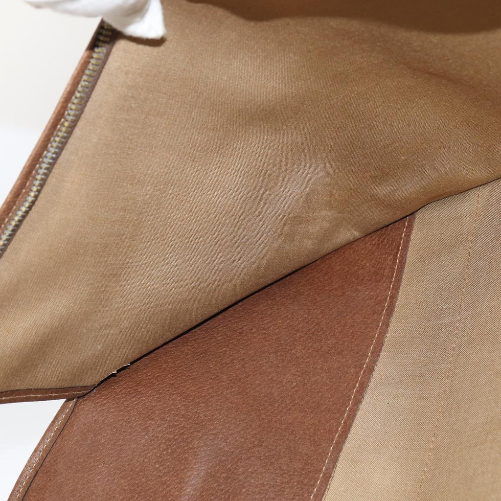 GUCCI GG Supreme Web Sherry Line Garment Cover PVC Beige Brown gold 87103
