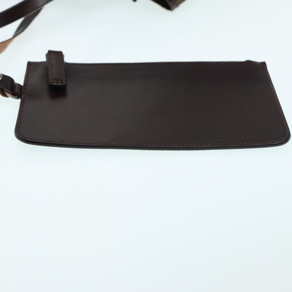 FENDI Zucca Canvas Tote Bag Brown Black Silver 87107