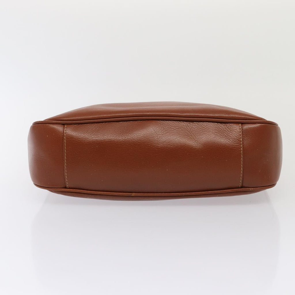 GUCCI Bamboo Hand Bag Leather 2way Brown Gold 001 1638 2615 87155