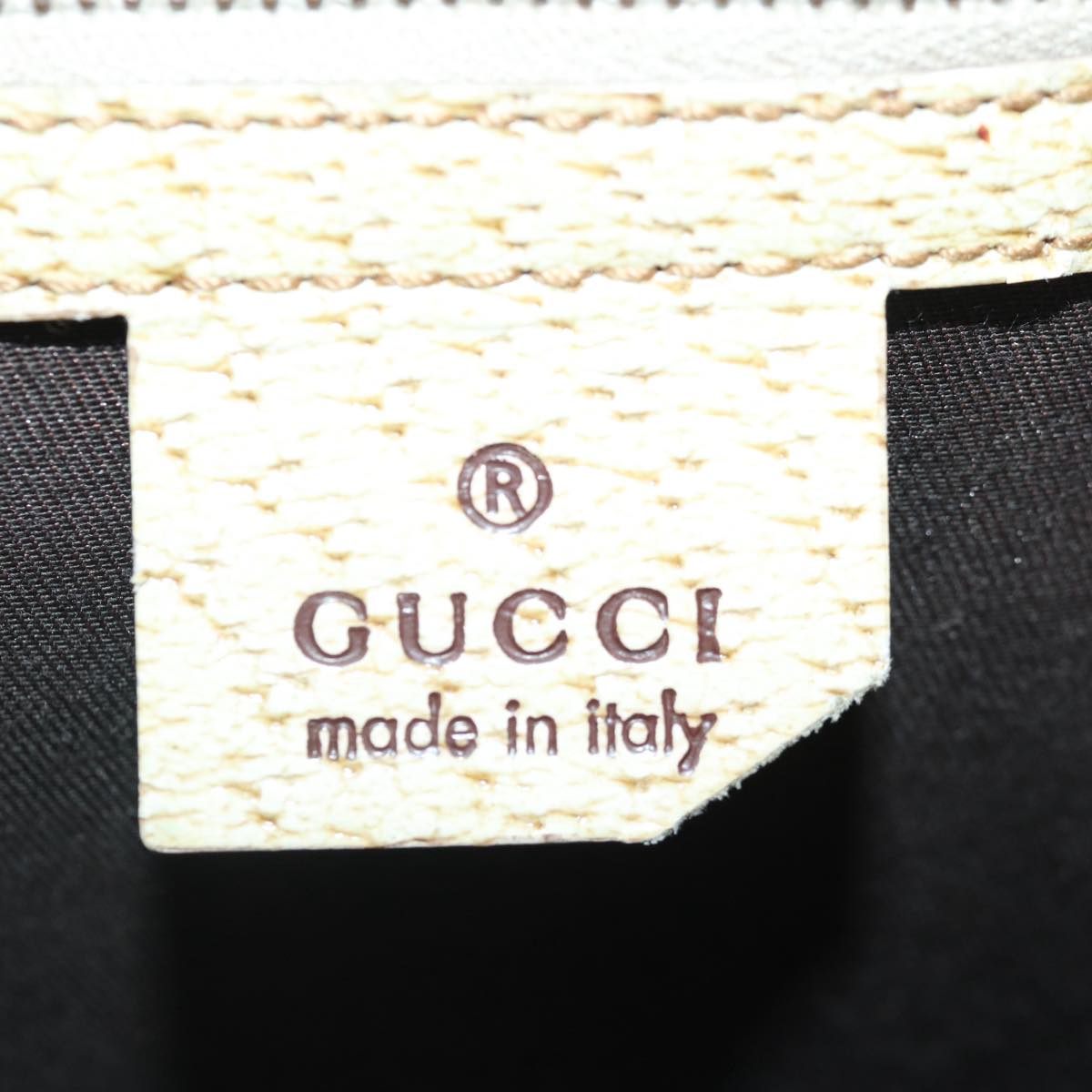 GUCCI GG Canvas Hand Bag Beige 124260 87164