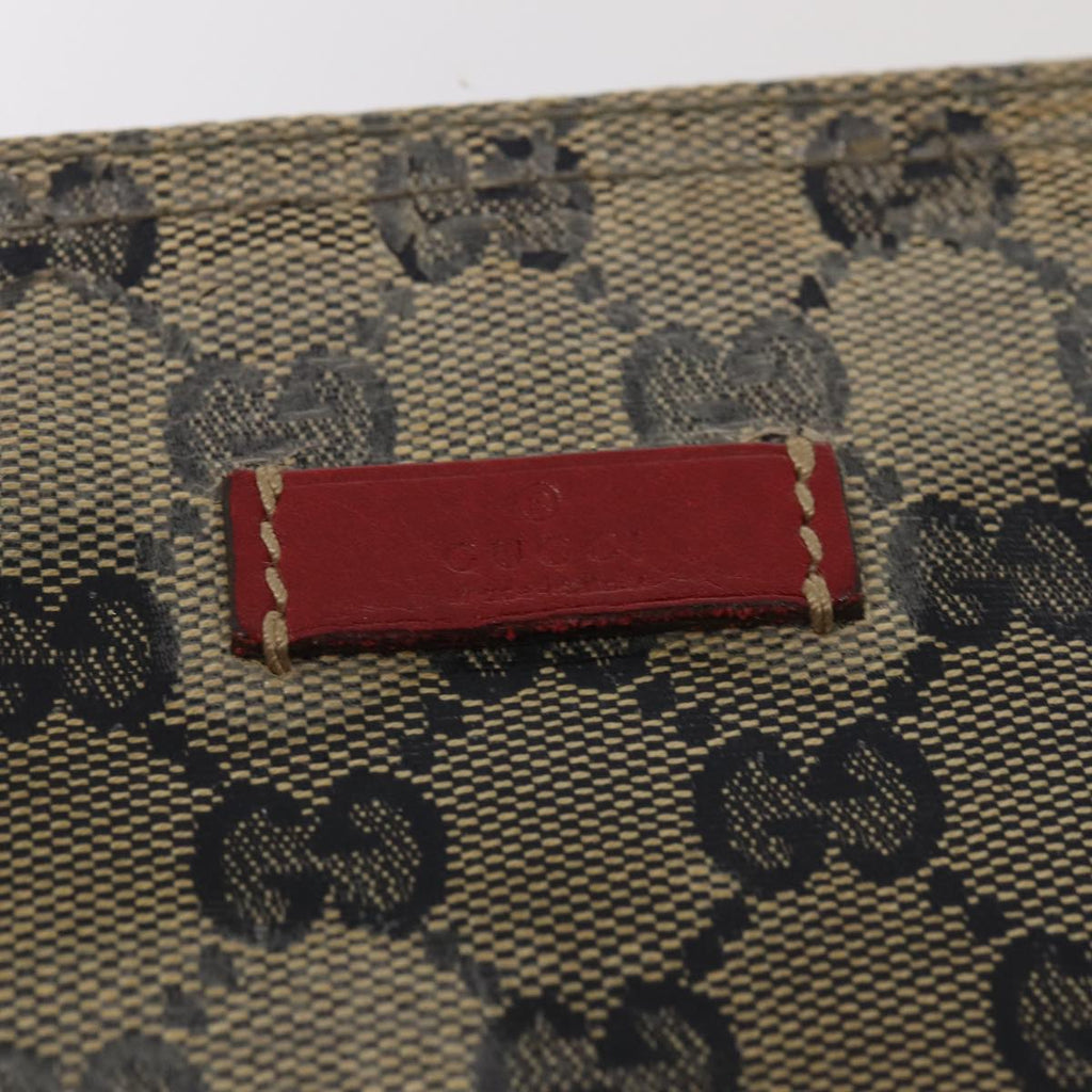 GUCCI GG Crystal Sherry Line Shoulder Bag Red Navy gold 189749 87210