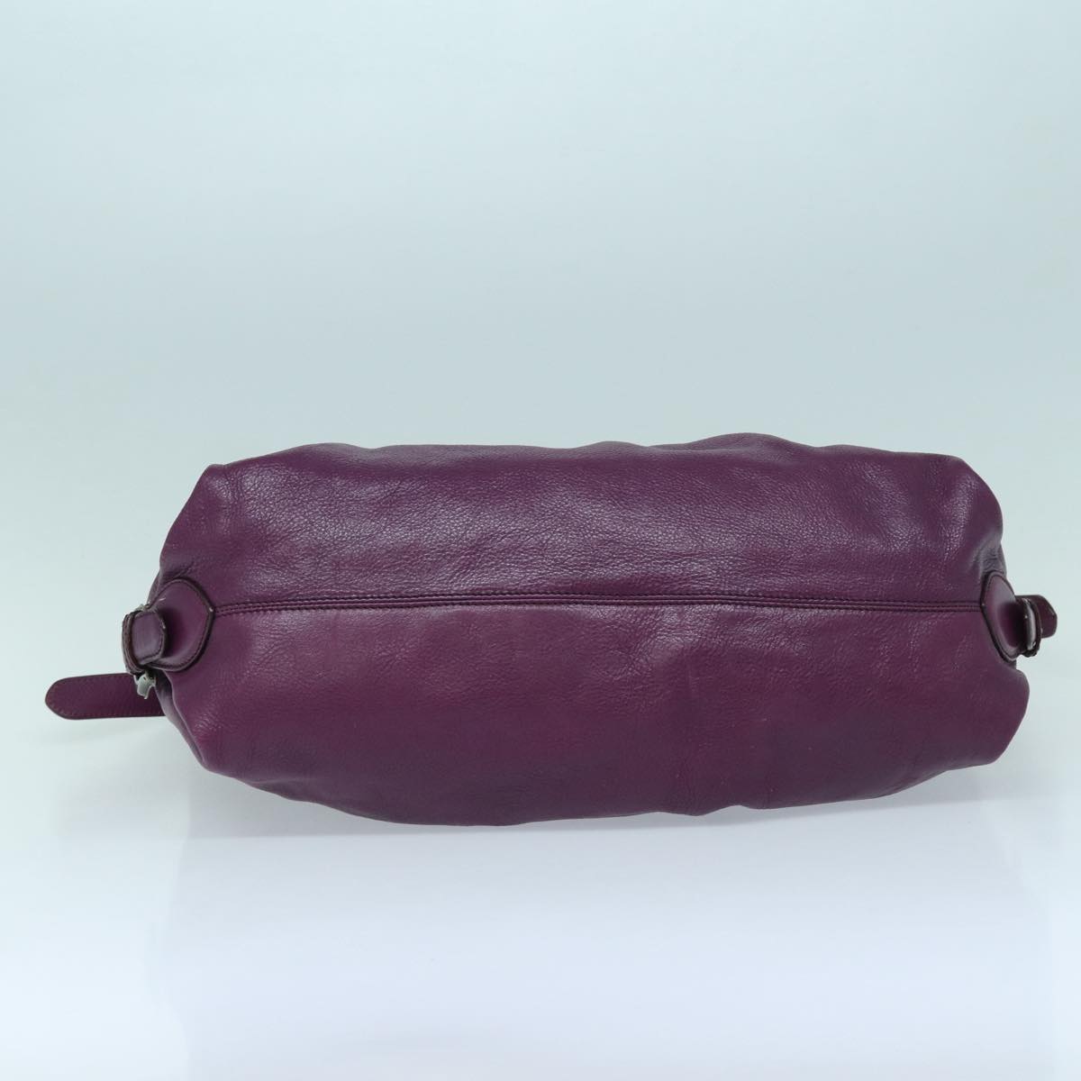 FENDI Shoulder Bag Leather Purple 87215