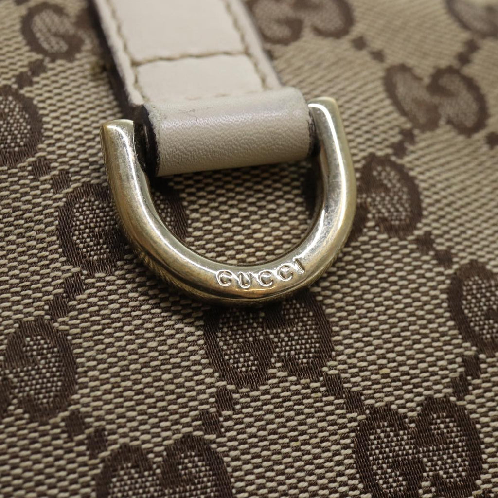 GUCCI GG Canvas Tote Bag Beige Gold 169946 87241