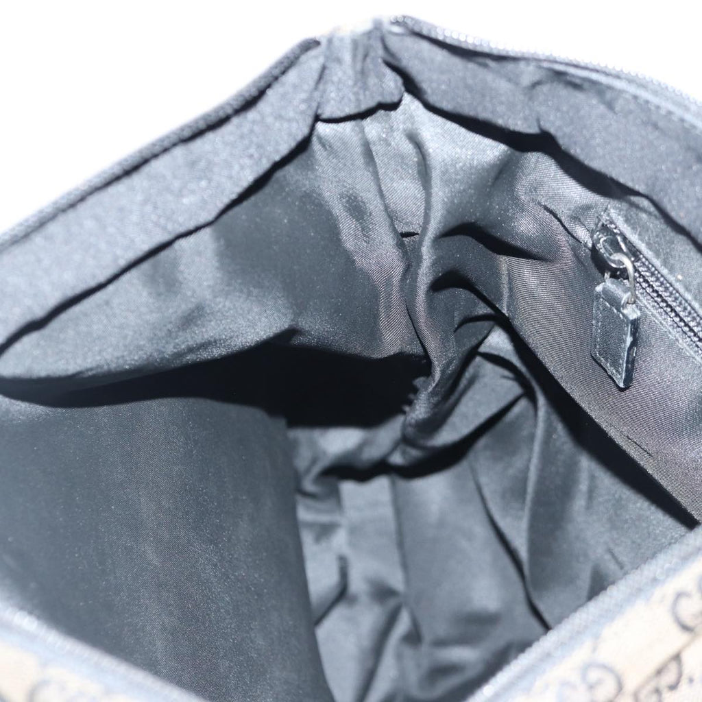 GUCCI GG Canvas Tote Bag Brown Silver 019 0401 1956 87265