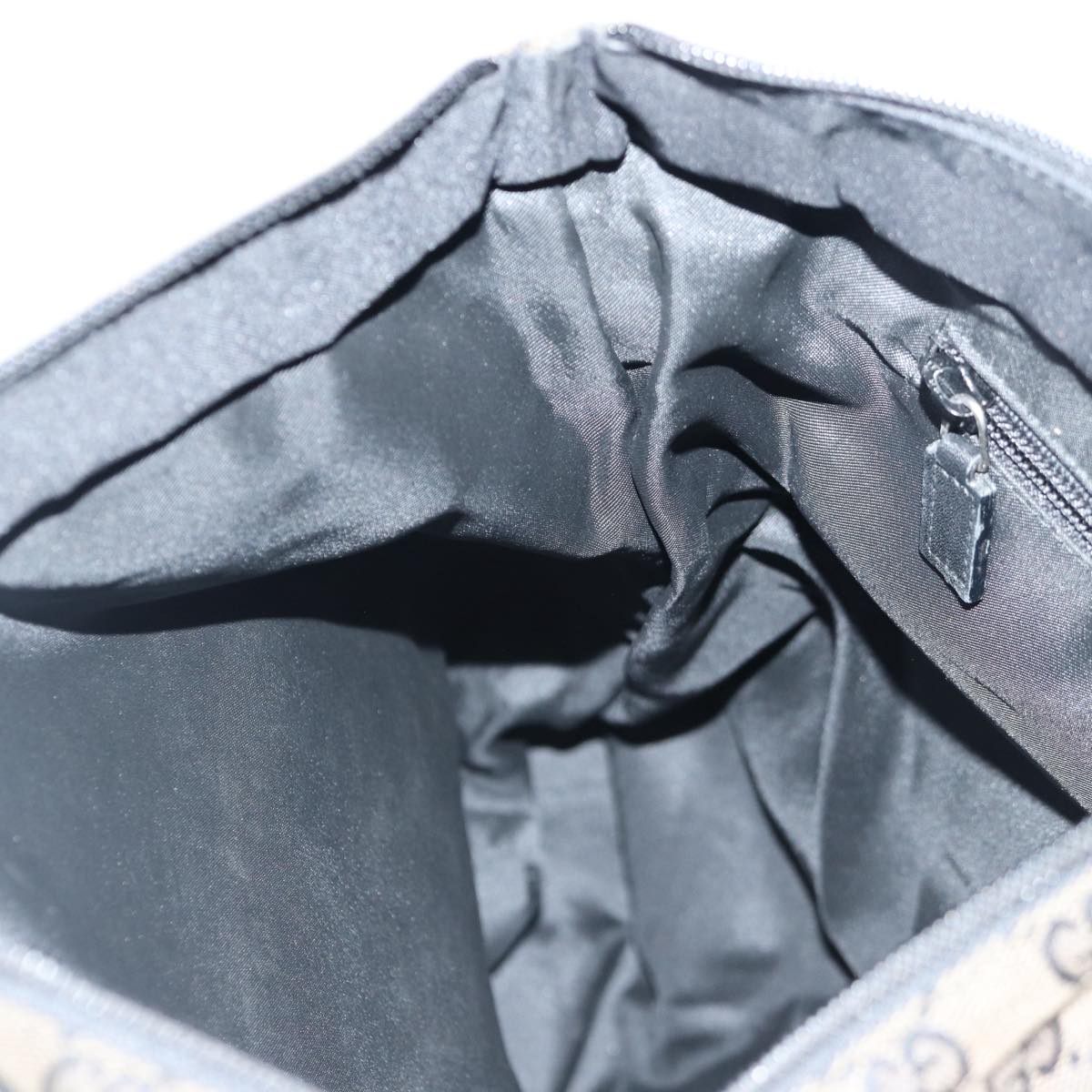 GUCCI GG Canvas Tote Bag Brown Silver 019 0401 1956 87265
