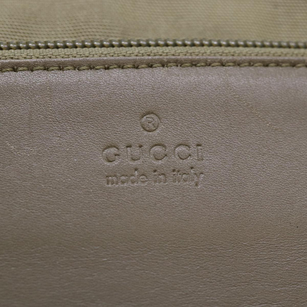 GUCCI Web Sherry Line Tote Bag Nylon Beige Red Green 019 0401 1956 87267