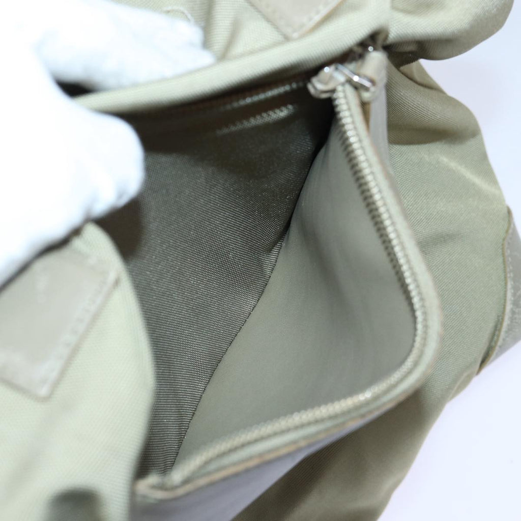 GUCCI Web Sherry Line Tote Bag Nylon Beige Red Green 019 0401 1956 87267
