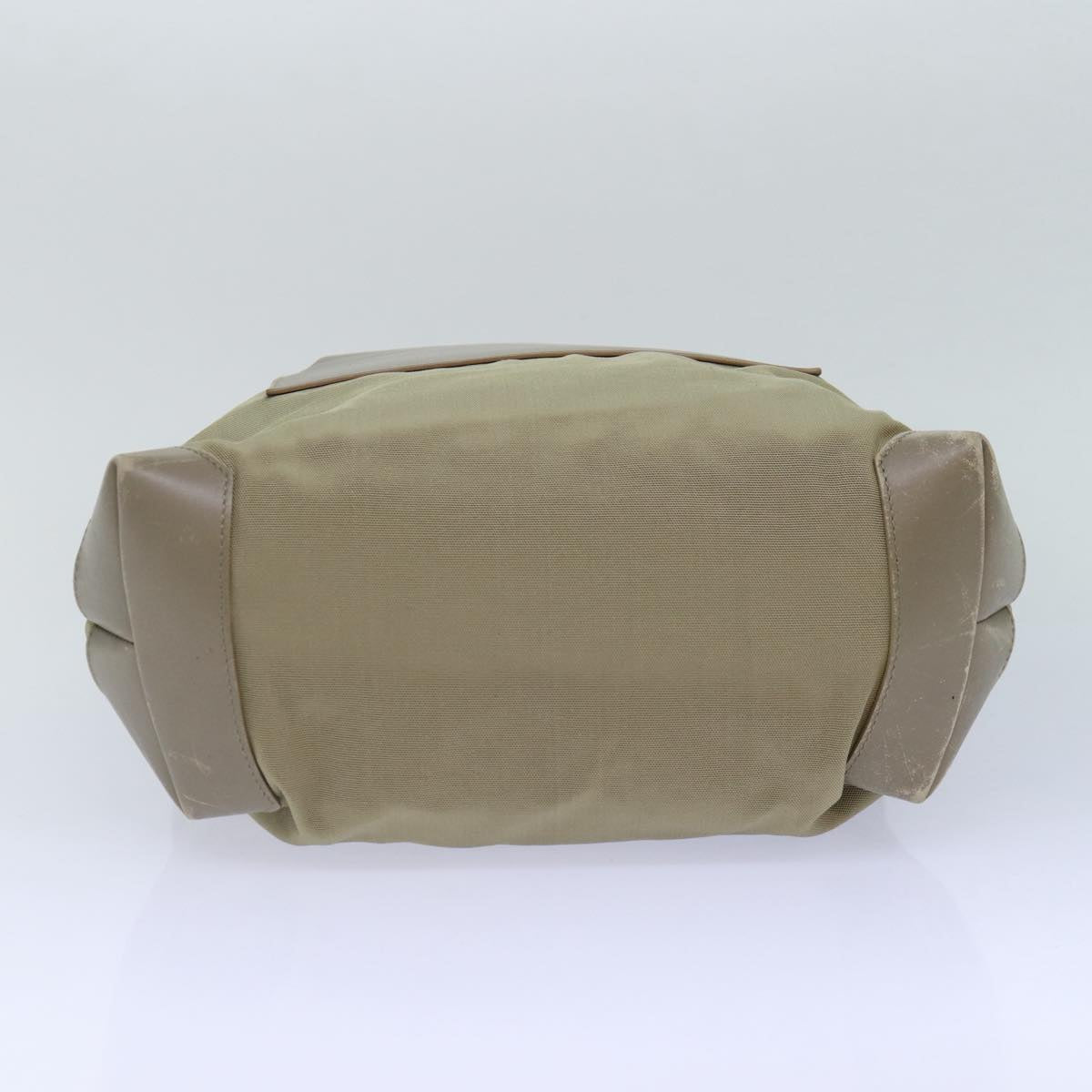GUCCI Web Sherry Line Tote Bag Nylon Beige Red Green 019 0401 1956 87267