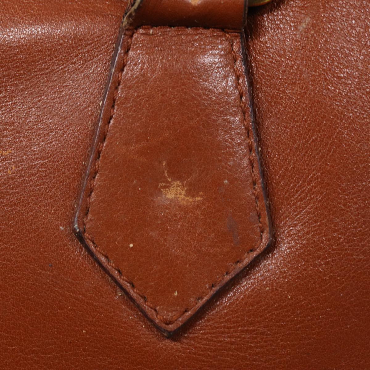 GUCCI Bamboo Hand Bag Leather Brown Gold 000 1186 0289 87268