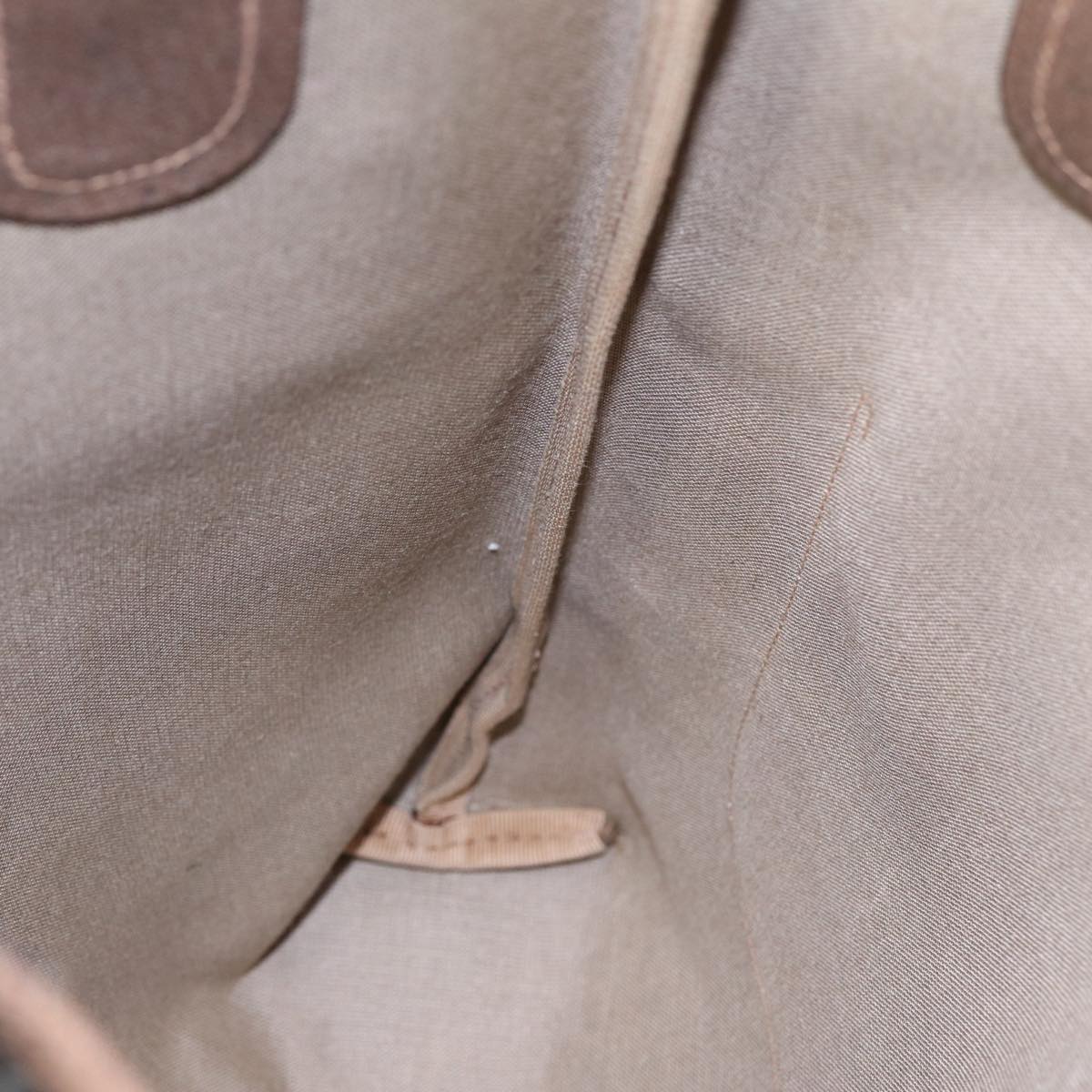 GUCCI GG Supreme Web Sherry Line Tote Bag PVC Leather Beige 39 02 003 87281