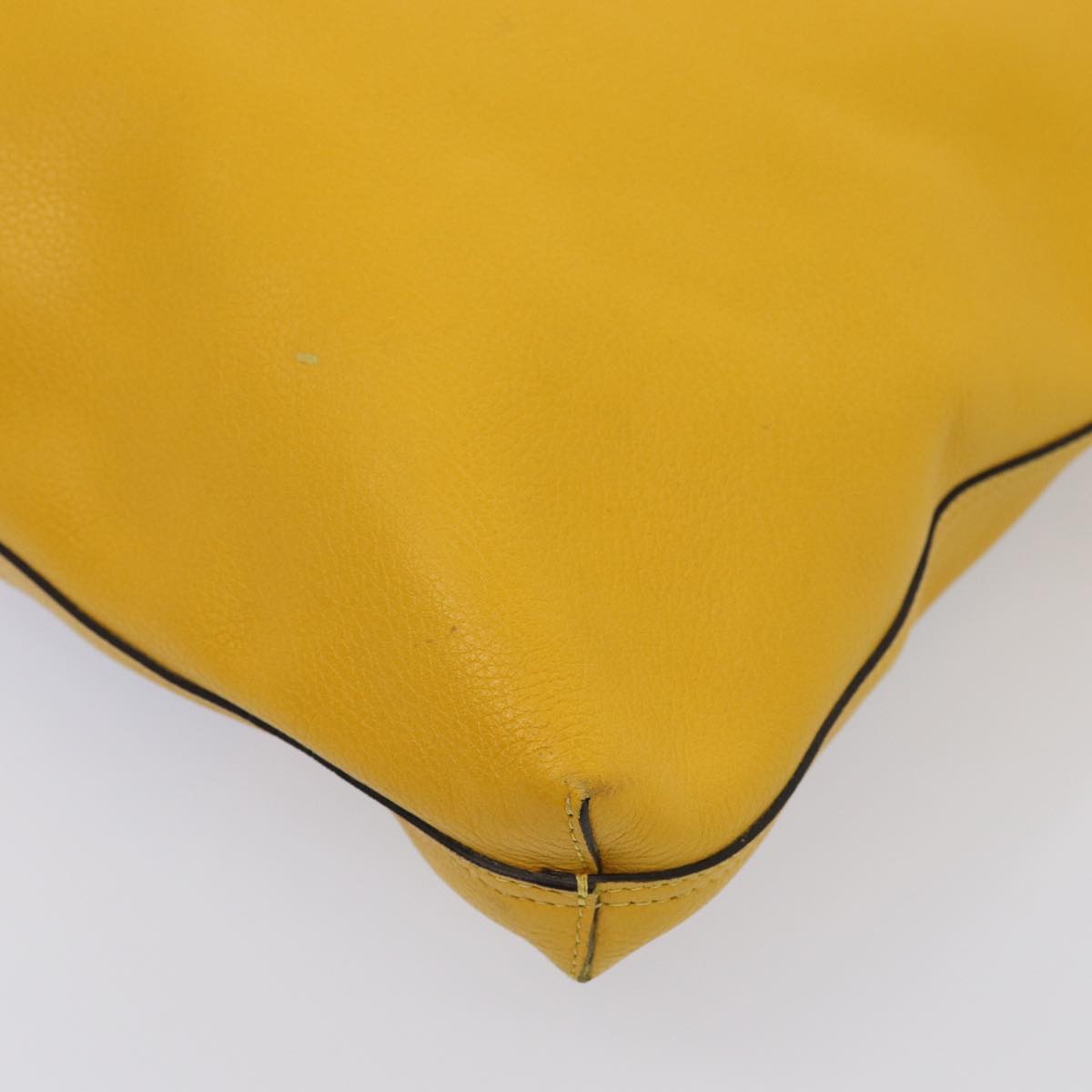 GUCCI Elton John Capsule Collection Tote Bag Leather Yellow 512982 87284