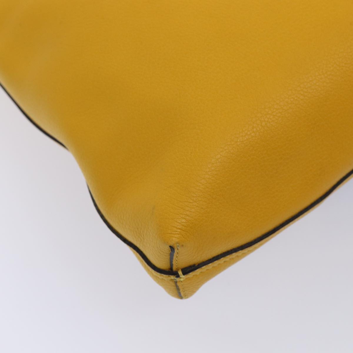 GUCCI Elton John Capsule Collection Tote Bag Leather Yellow 512982 87284