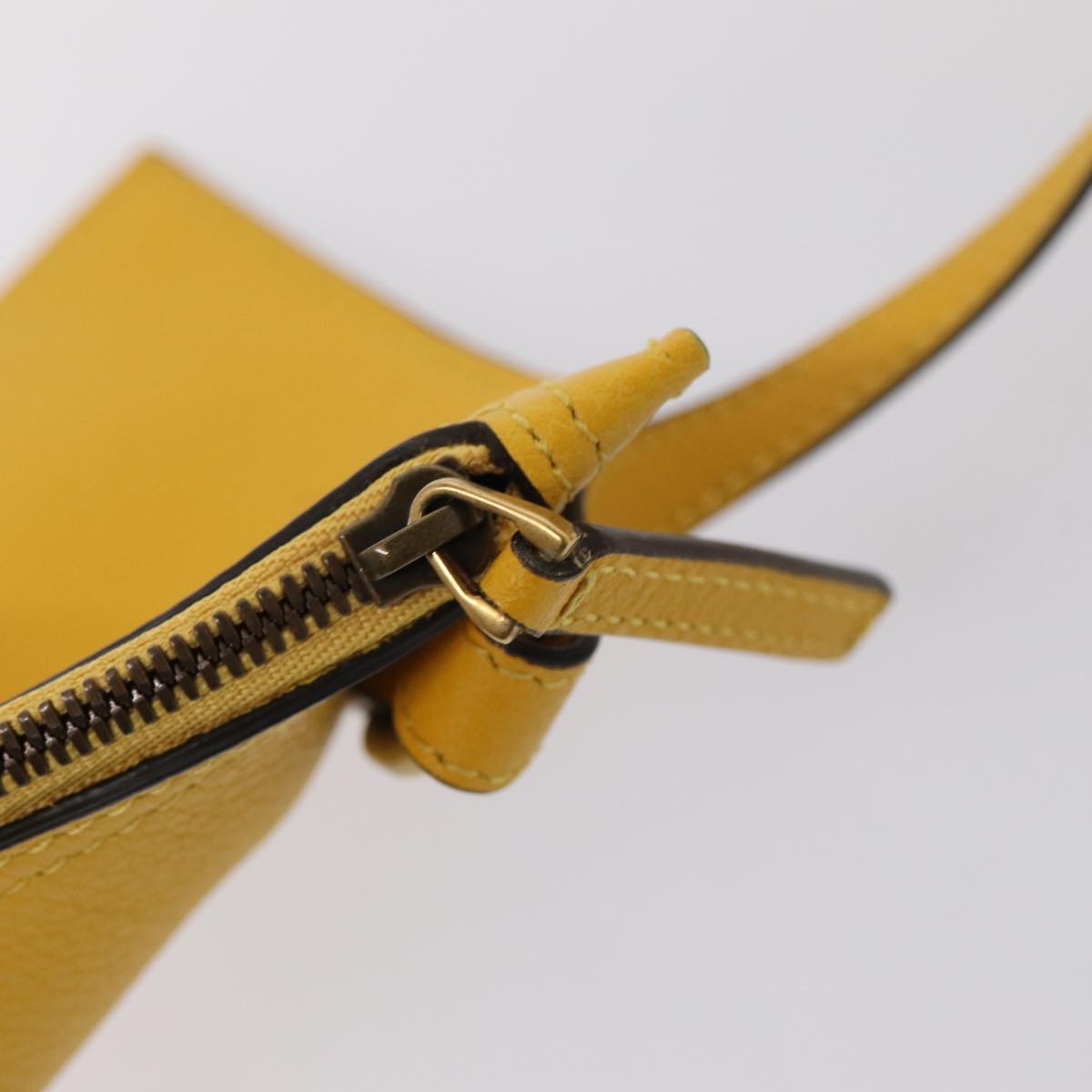 GUCCI Elton John Capsule Collection Tote Bag Leather Yellow 512982 87284