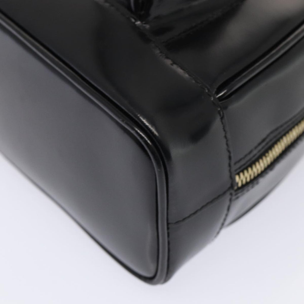 GUCCI Bamboo Body Bag Patent leather Black Gold 003 3444 0127 87287