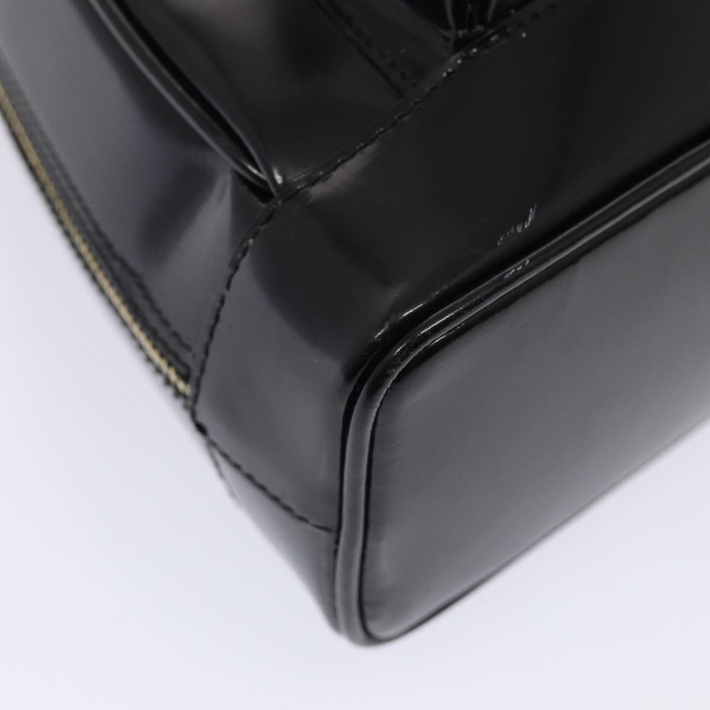 GUCCI Bamboo Body Bag Patent leather Black Gold 003 3444 0127 87287