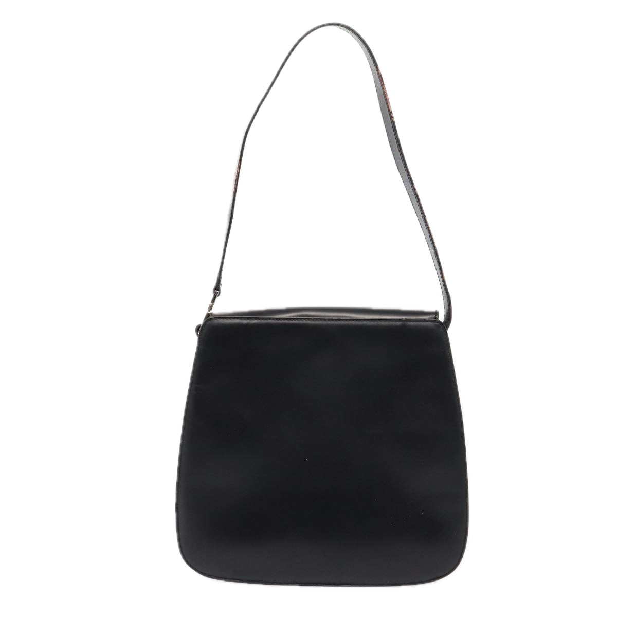 GUCCI Shoulder Bag Leather Black Silver 001 2046 1719 87292