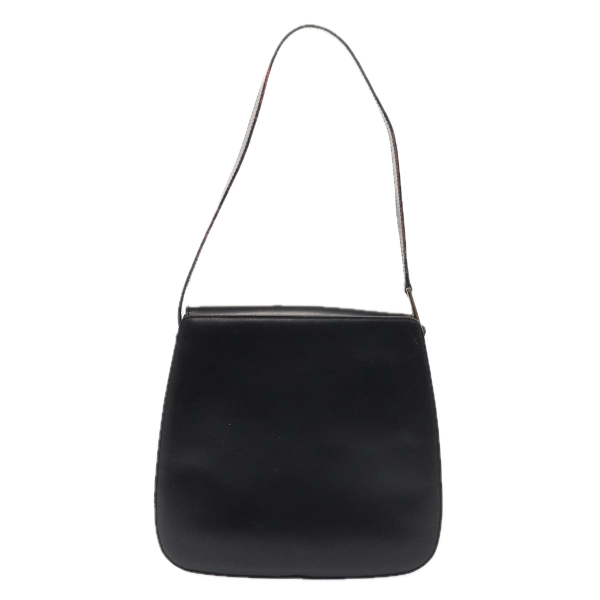 GUCCI Shoulder Bag Leather Black Silver 001 2046 1719 87292