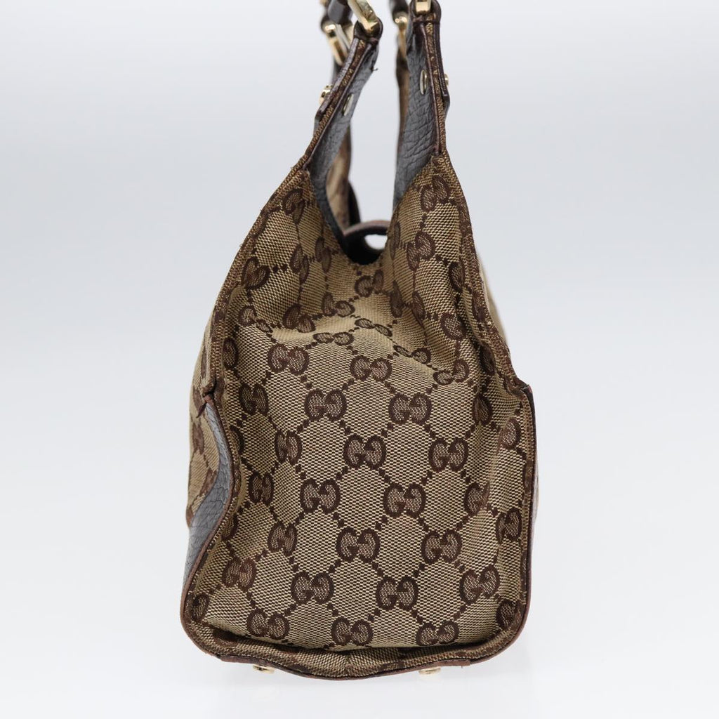 GUCCI GG Canvas WebSherry Line Jackie Shoulder Bag Beige Gold 130995 87296