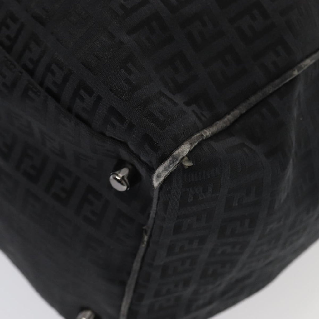 FENDI Zucchino Canvas  Nylon Black 87315
