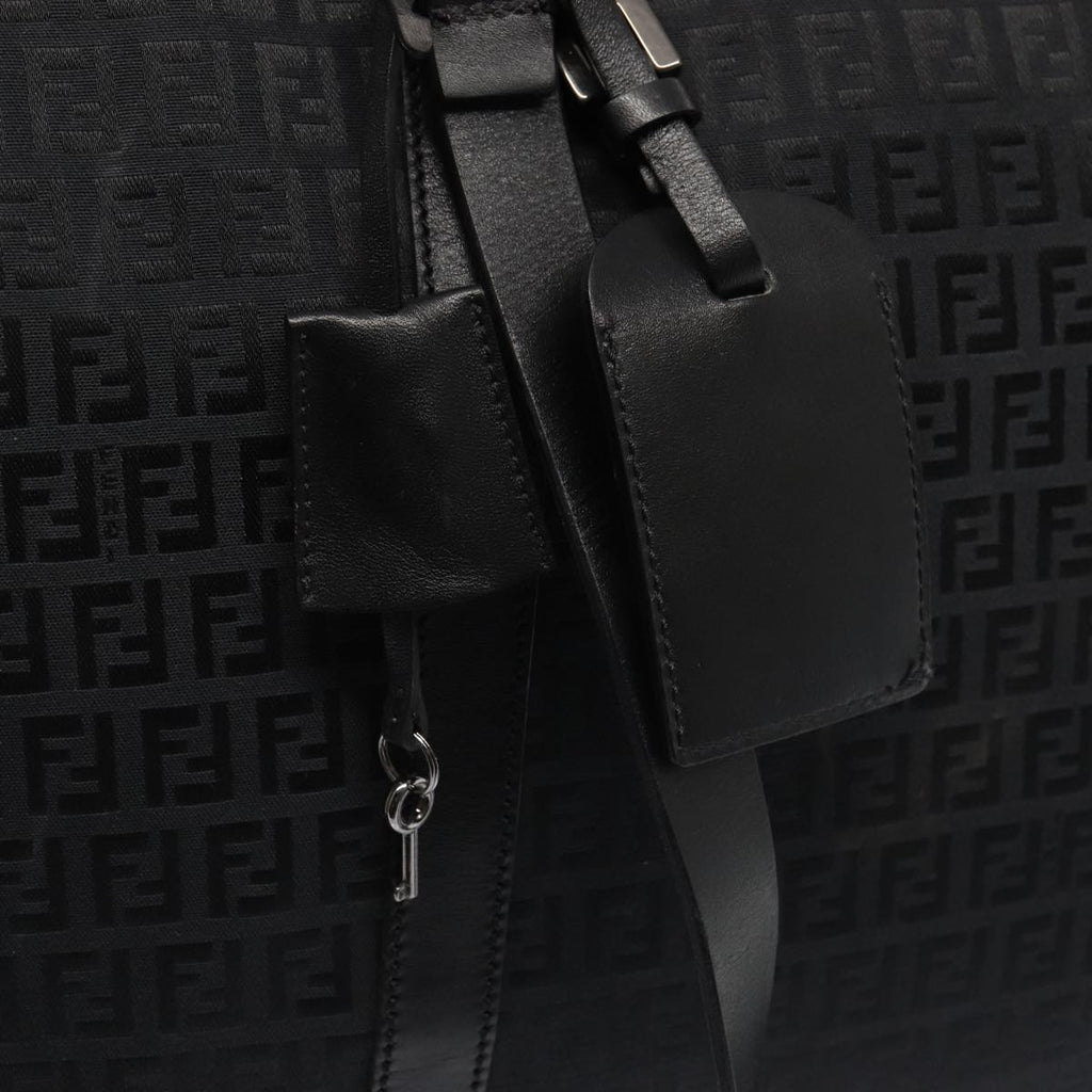 FENDI Zucchino Canvas  Nylon Black 87315