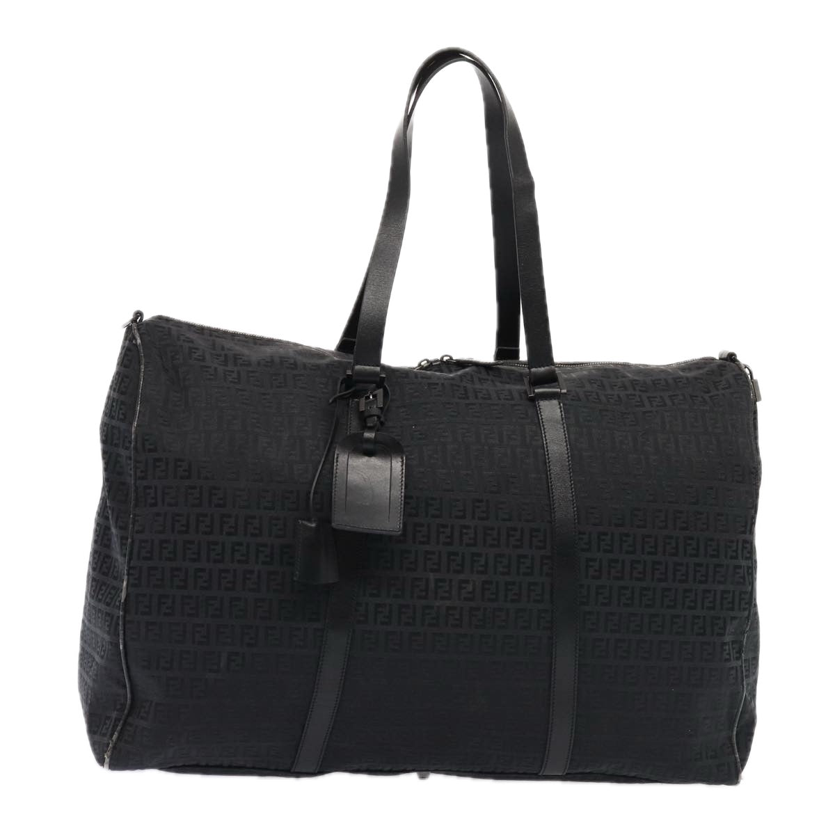 FENDI Zucchino Canvas  Nylon Black 87315