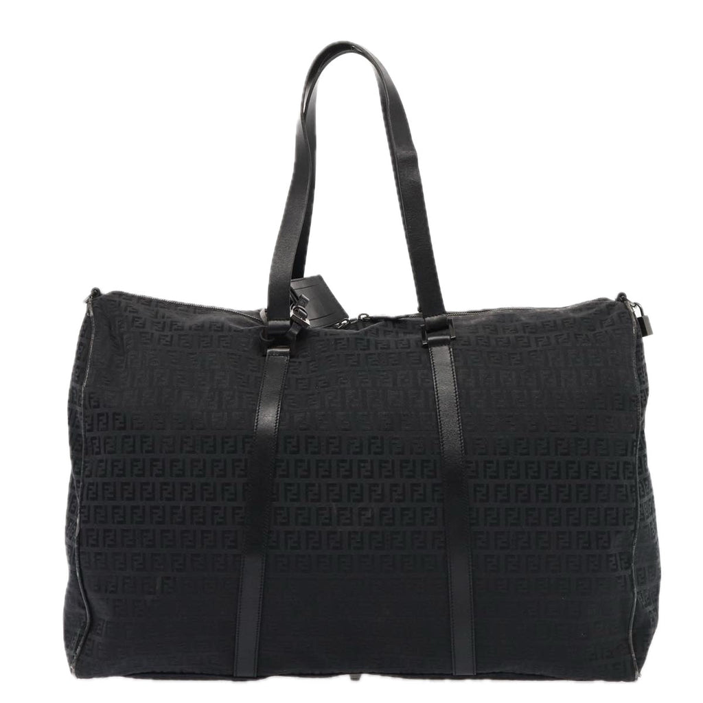 FENDI Zucchino Canvas  Nylon Black 87315