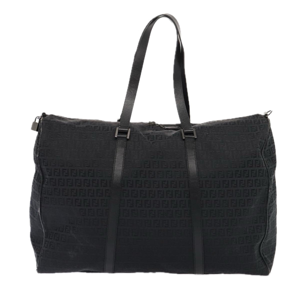 FENDI Zucchino Canvas  Nylon Black 87315
