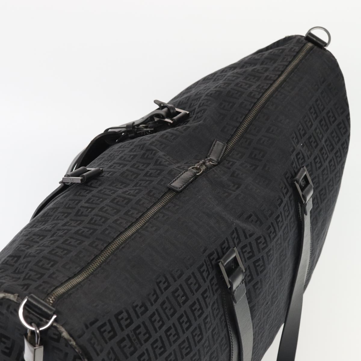 FENDI Zucchino Canvas  Nylon Black 87315