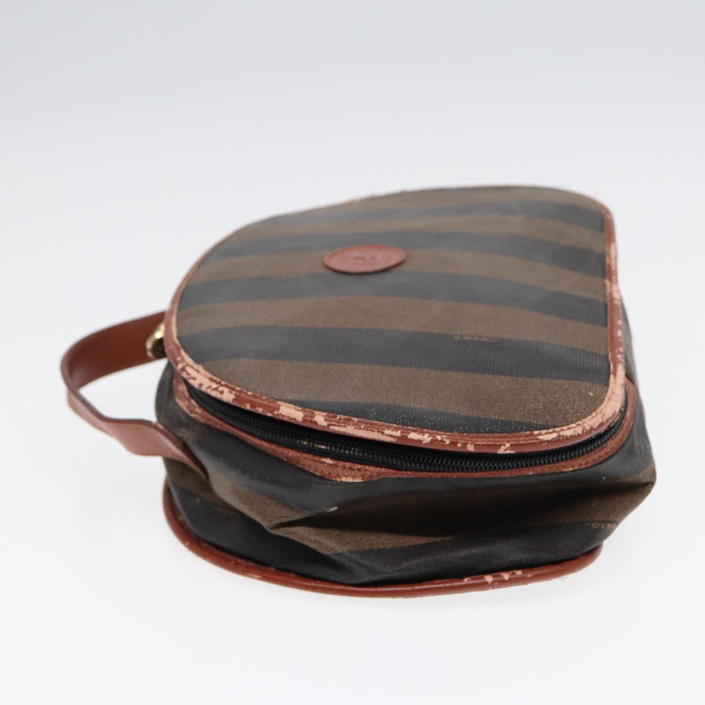 FENDI Zucca Canvas Pecan Canvas Shoulder Bag 2Set Brown Beige 87321