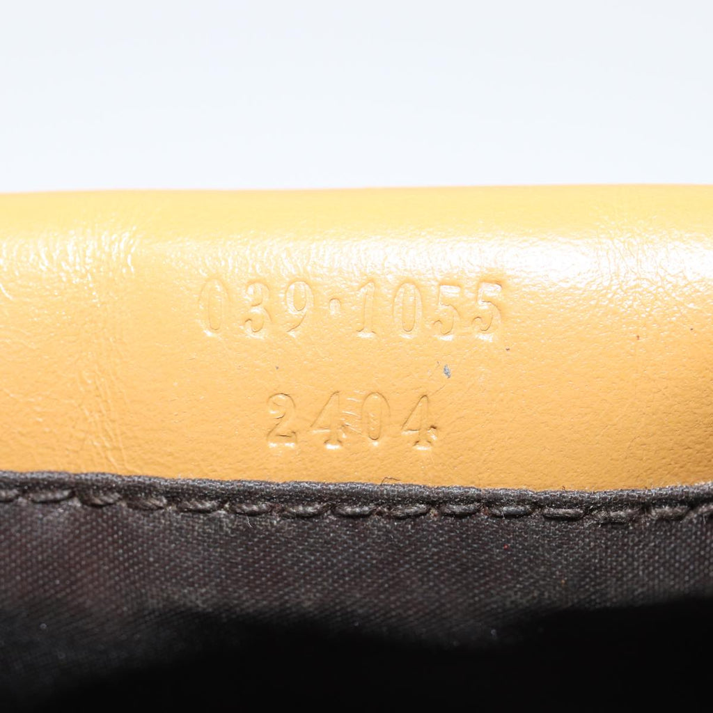 GUCCI GG Canvas Sherry Line Pouch Beige Red Brown 039 1055 2404 87336