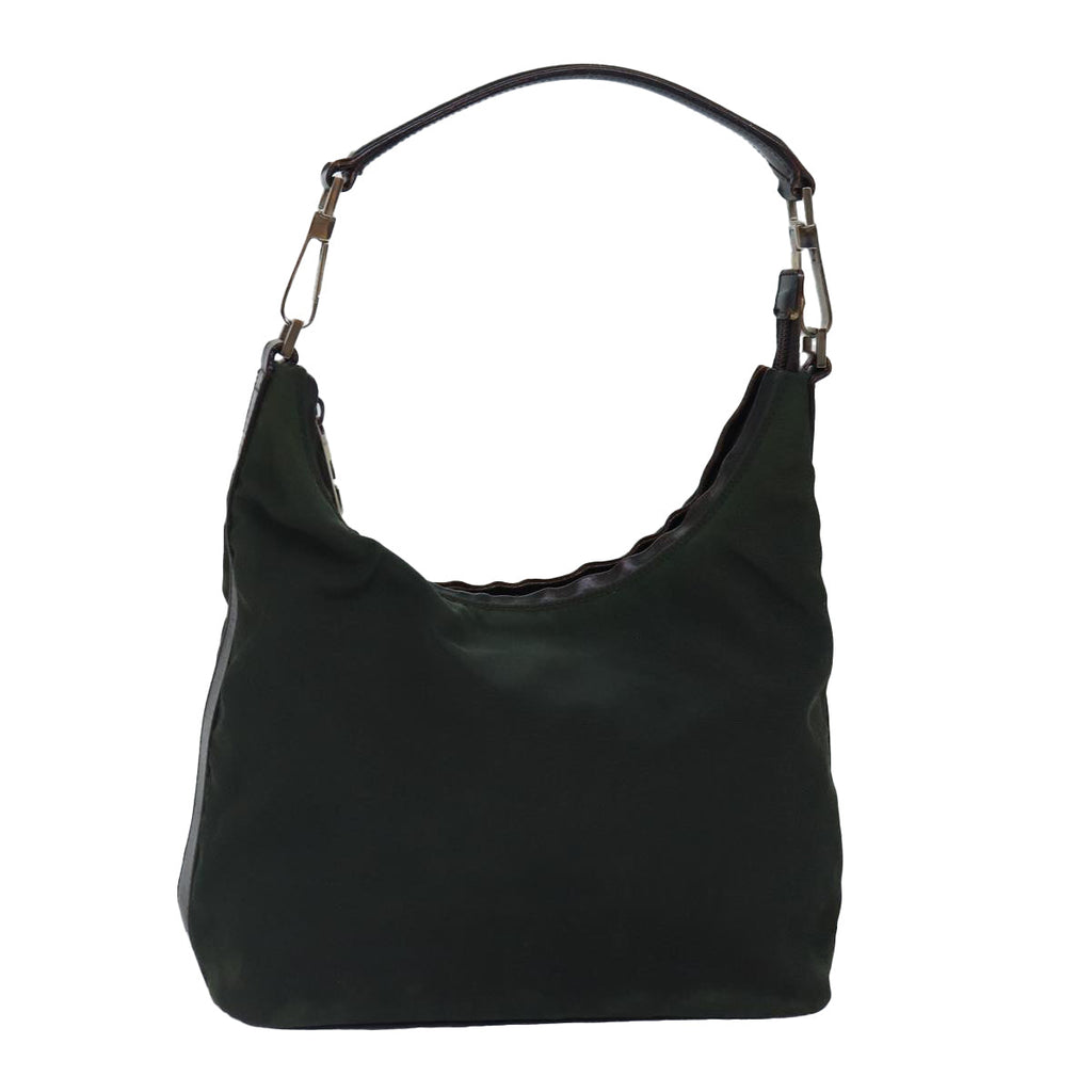 GUCCI Shoulder Bag Nylon Khaki 000 0602 87341