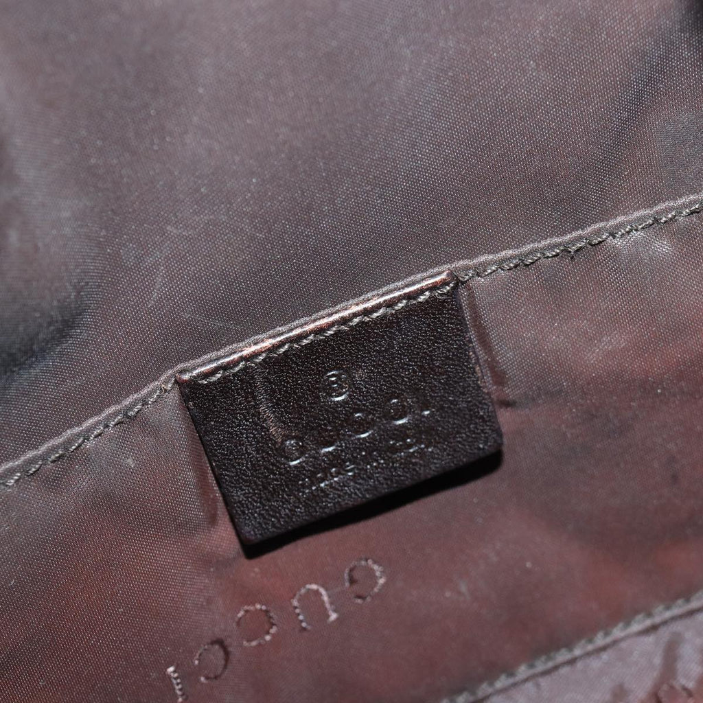 GUCCI Shoulder Bag Nylon Khaki 000 0602 87341
