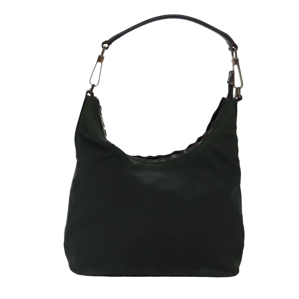 GUCCI Shoulder Bag Nylon Khaki 000 0602 87341