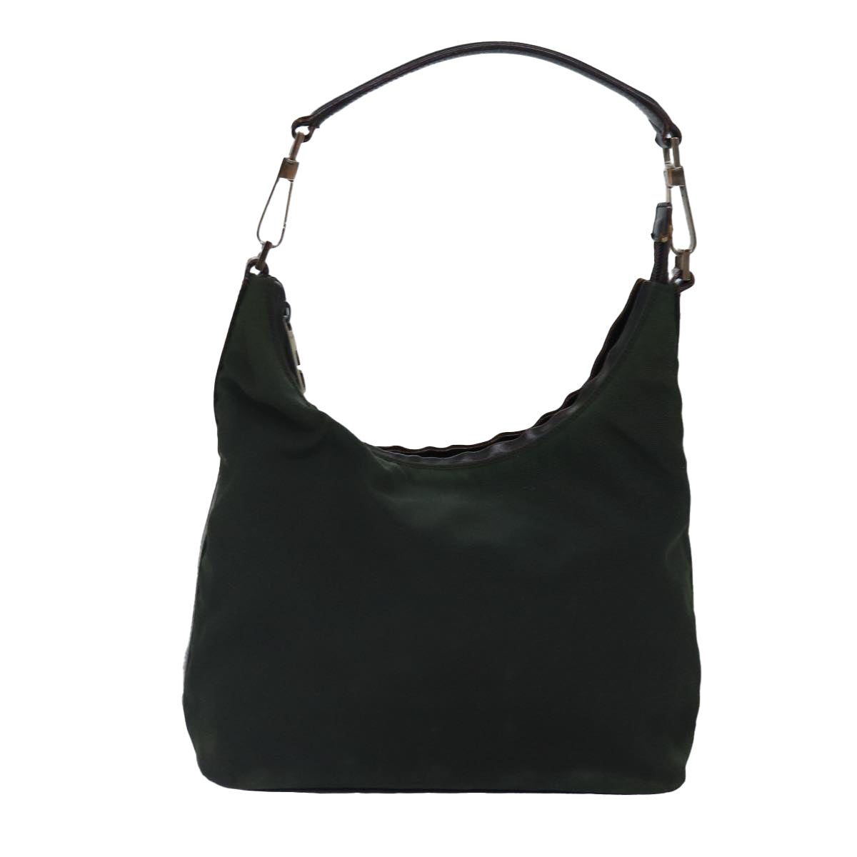 GUCCI Shoulder Bag Nylon Khaki 000 0602 87341