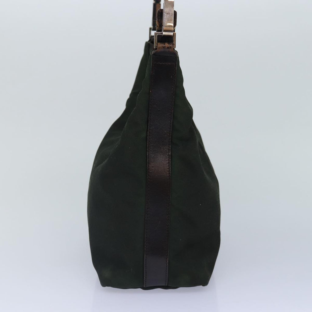 GUCCI Shoulder Bag Nylon Khaki 000 0602 87341