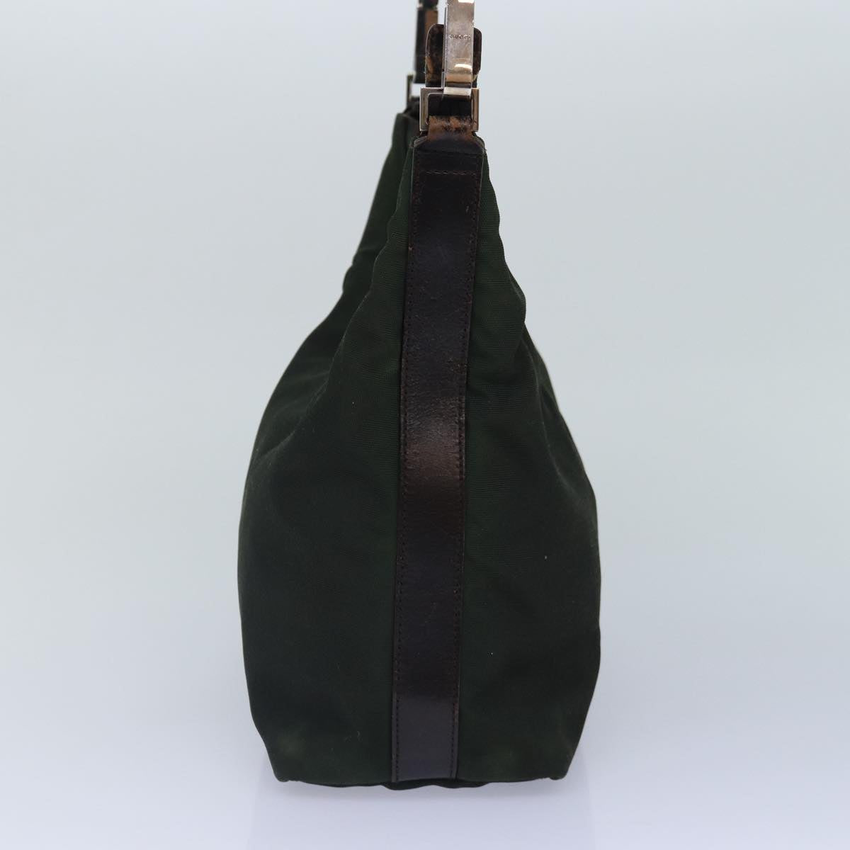 GUCCI Shoulder Bag Nylon Khaki 000 0602 87341