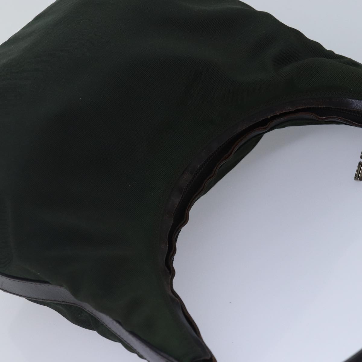 GUCCI Shoulder Bag Nylon Khaki 000 0602 87341
