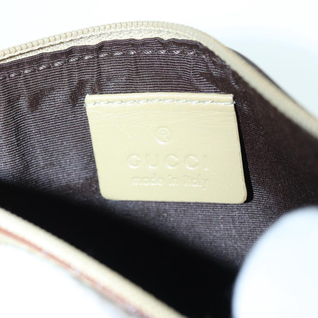 GUCCI GG Canvas Shoulder Bag Beige 90644 87426
