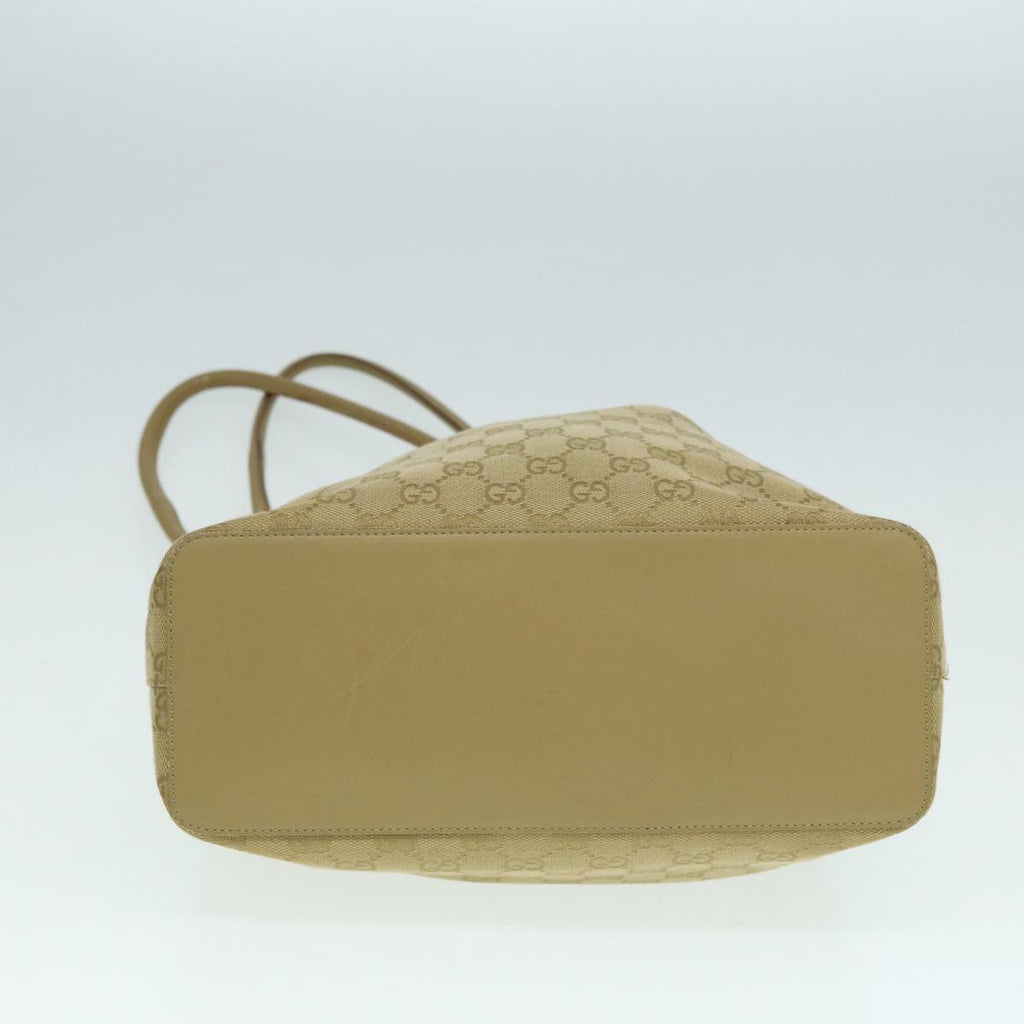 GUCCI GG Canvas Shoulder Bag Beige 90644 87426