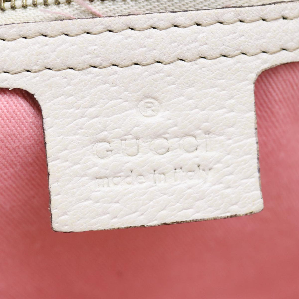 GUCCI GG Canvas Shoulder Bag Pink Gold 154981 87427