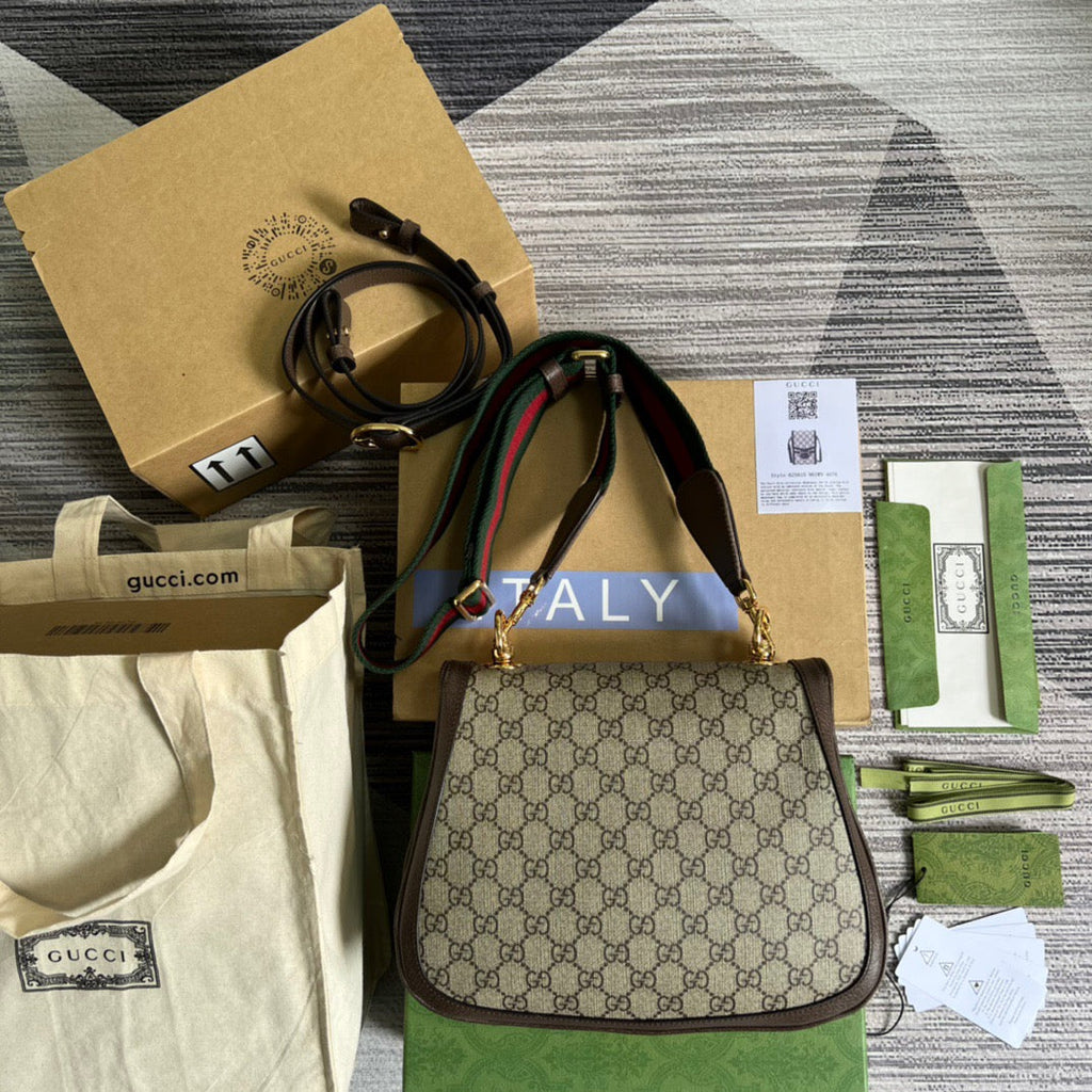gg Blondie Medium Shoulder Bag Beige For Women, Women’s Bags 11.4in/29cm gg ‎699210 96IWG 8745