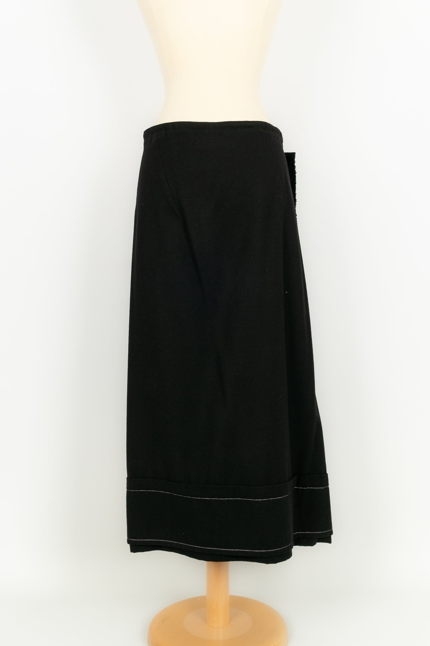 Jupe en laine Yamamoto