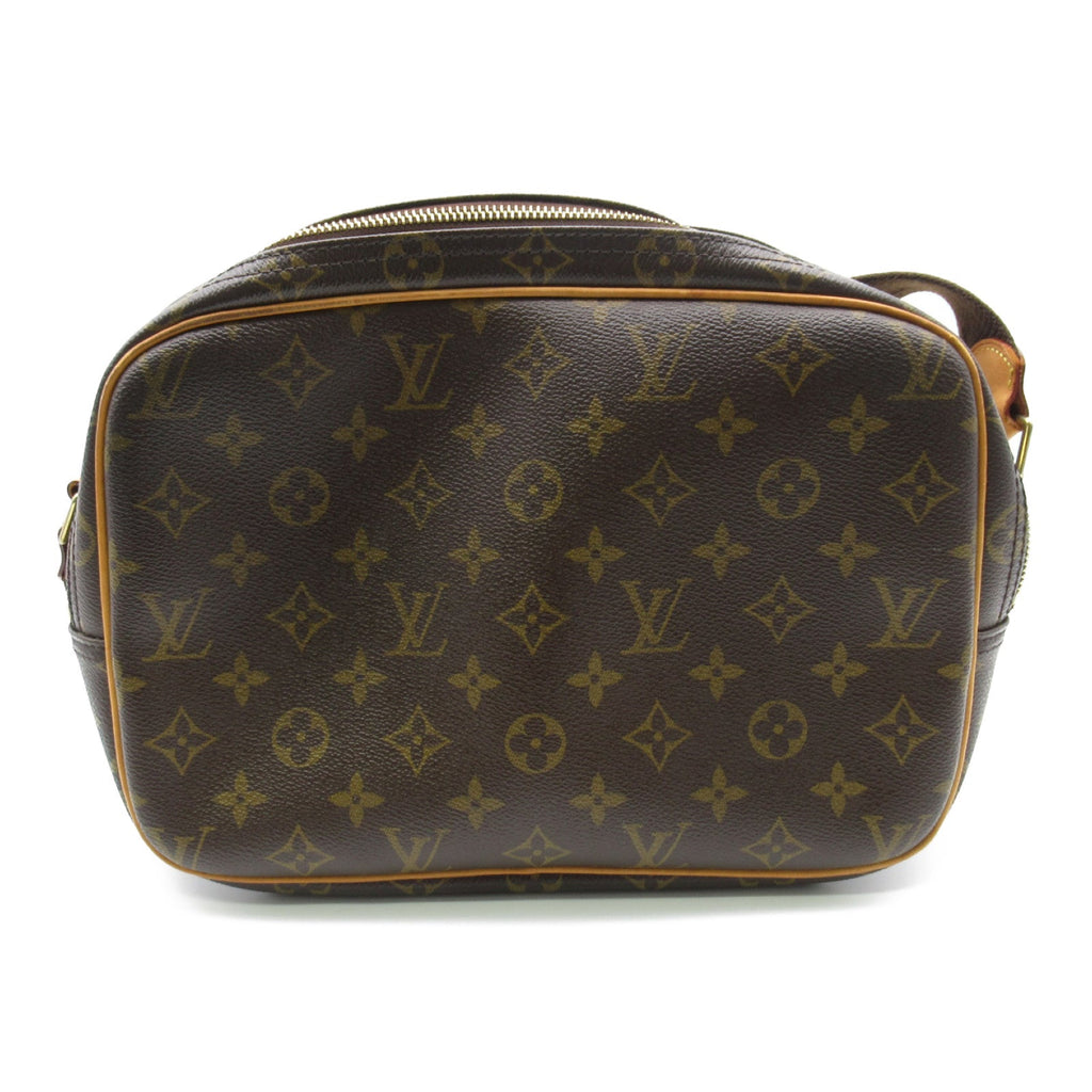 Louis Vuitton Reporters PM Shoulder Bag PVC Coated Linen   Brown M45254