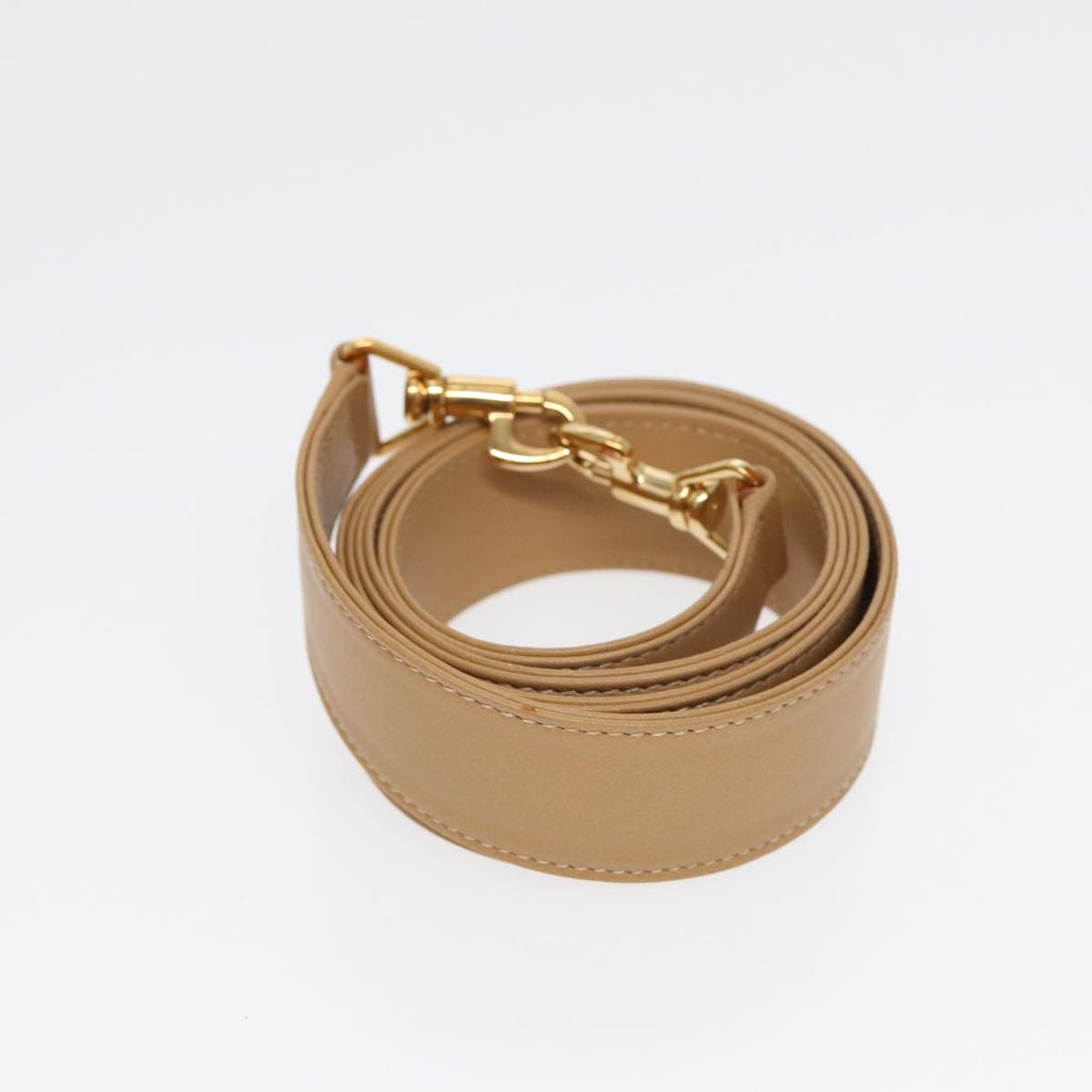 GUCCI Shoulder Bag Leather 2way Beige Gold 001 1705 1638 87627