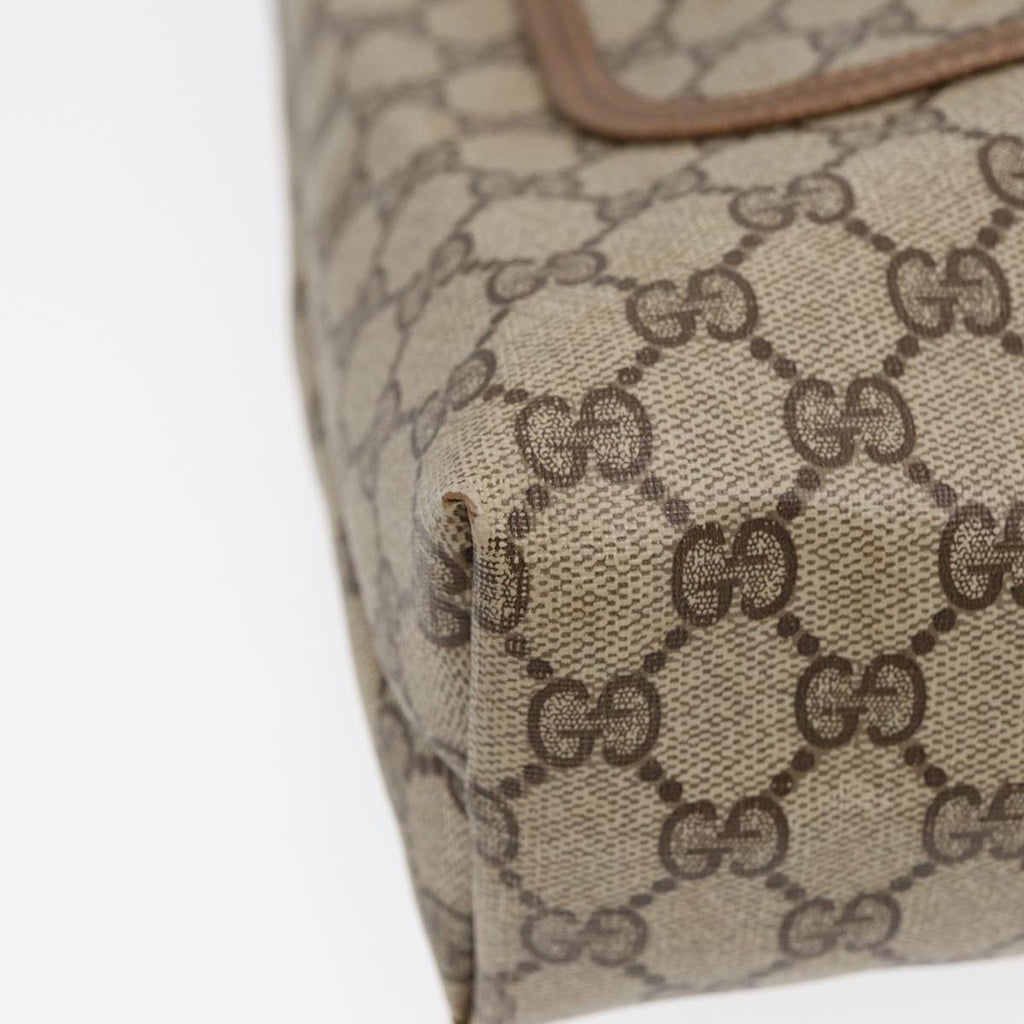 GUCCI GG Supreme Web Sherry Line Tote Bag PVC Beige Red 40 02 003 87629