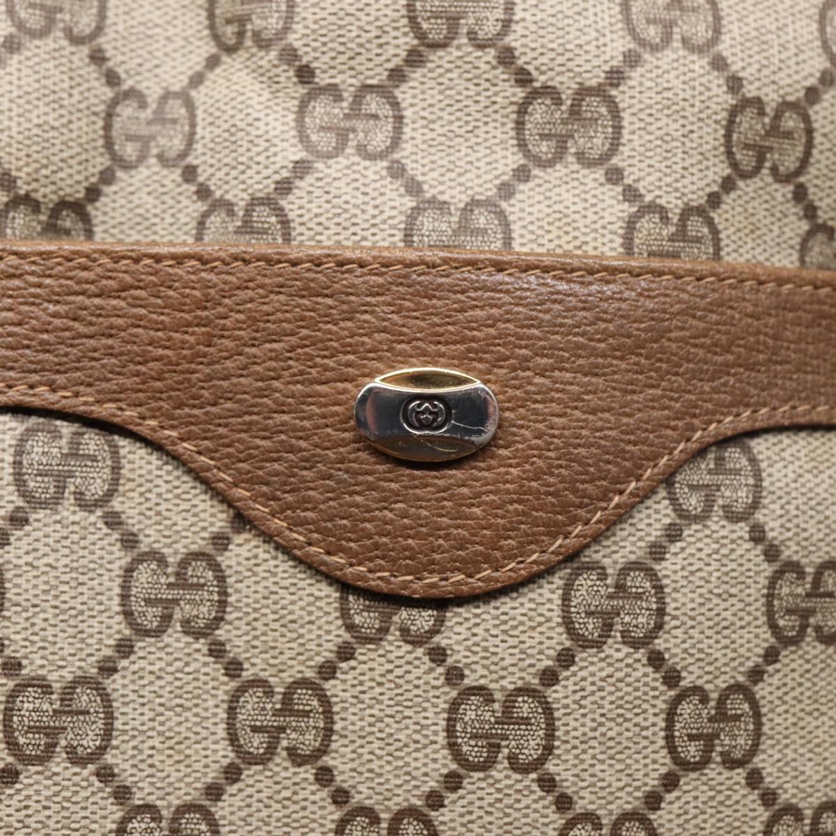 GUCCI GG Supreme Web Sherry Line Tote Bag PVC Beige Red 40 02 003 87629