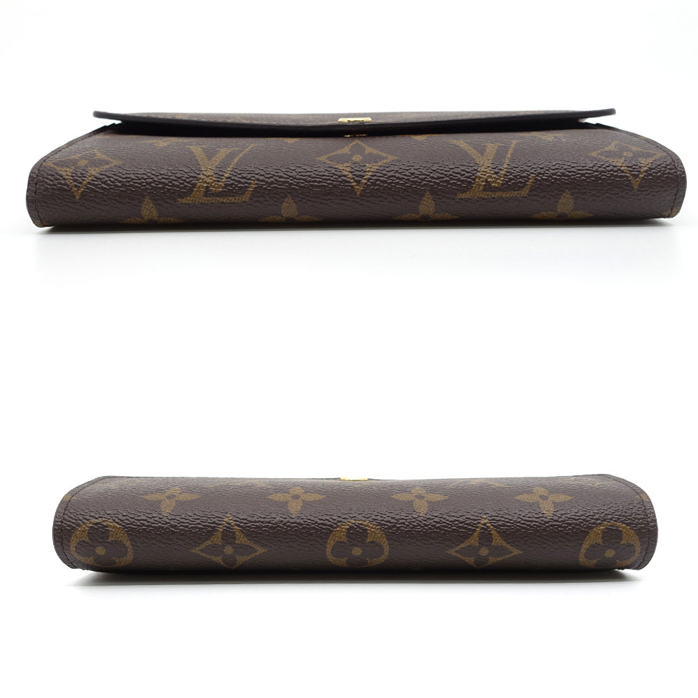 Louis Vuitton Portefolio Sarah M60531 Monogram Canvas Long Wallet G