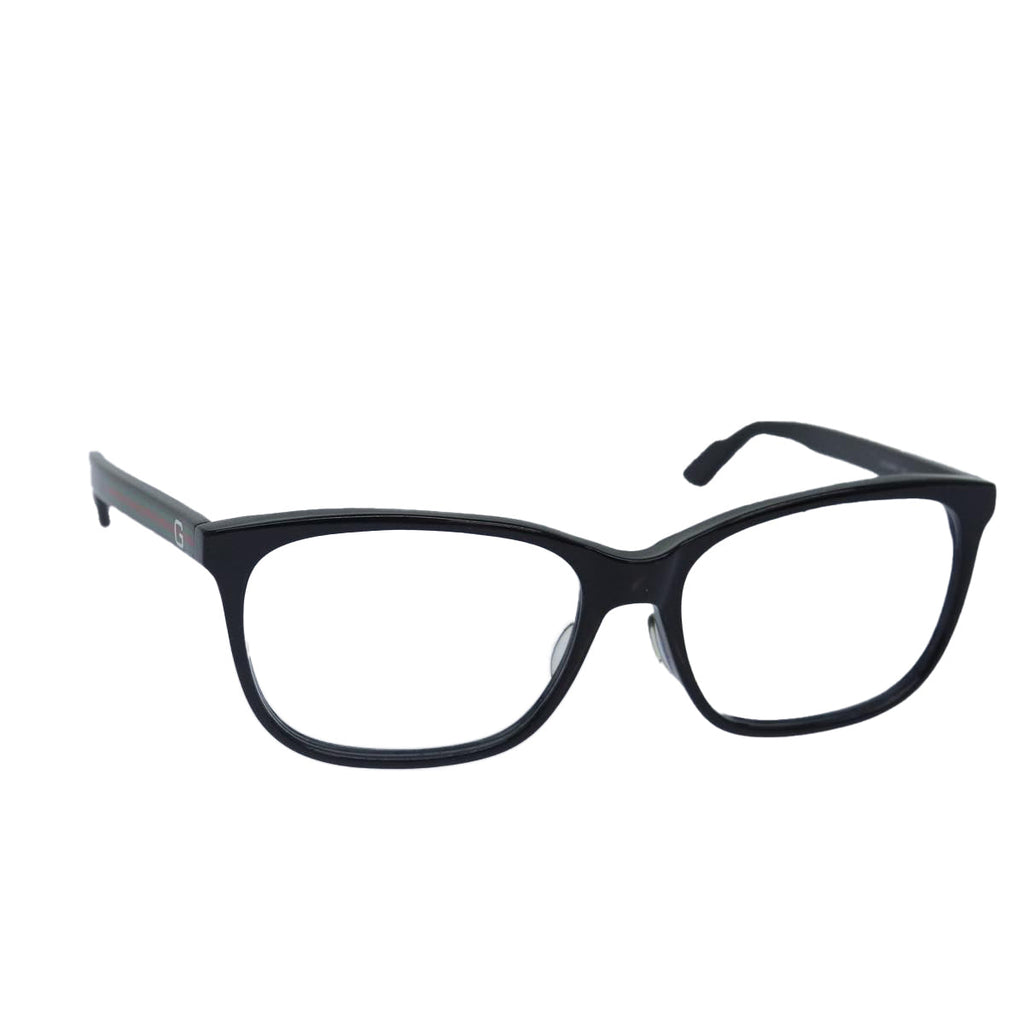 GUCCI Web Sherry Line Date Glasses plastic Black Red Green 87728